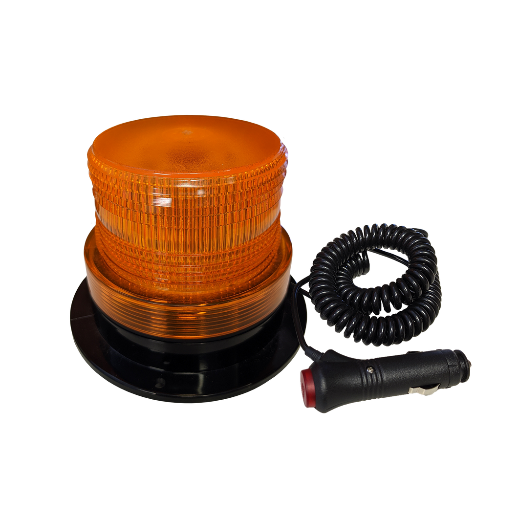 E-333AM Uni-Bond 3.75″ Amber LED Beacon Strobe - Magnetic Mount