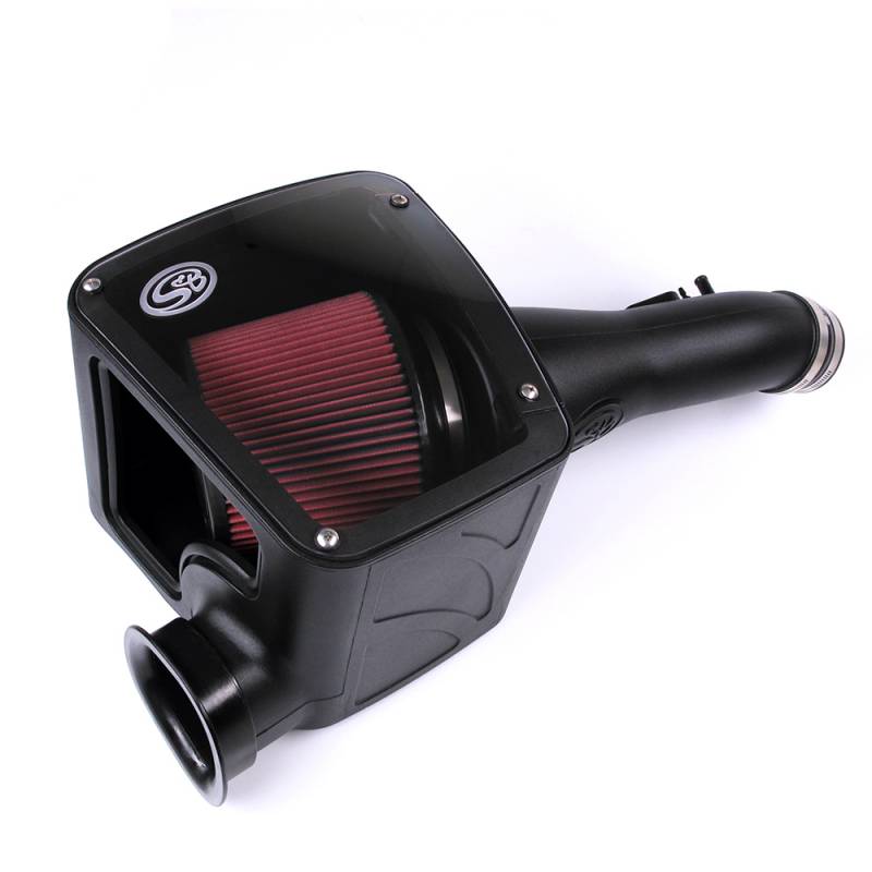 Cold Air Intake For 07-20 Toyota Tundra V8 5.7L Oiled Cotton Cleanable Red S&B