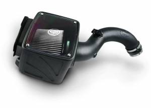 Cold Air Intake For 18-19 Ford F150 3.0L Powerstroke Diesel Dry Extendable White S&B
