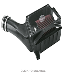 Cold Air Intake For 94-97 Ford F250 F350 V8-7.3L Powerstroke Cotton Cleanable Red S&B